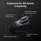 DJI E2DJIOSMOACT5PSC Osmo Action 5 Pro Camera Bundle
