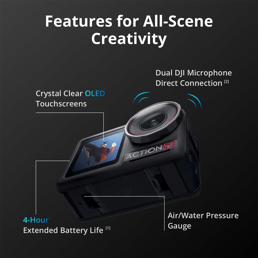 DJI E2DJIOSMOACT5PSC Osmo Action 5 Pro Camera Bundle