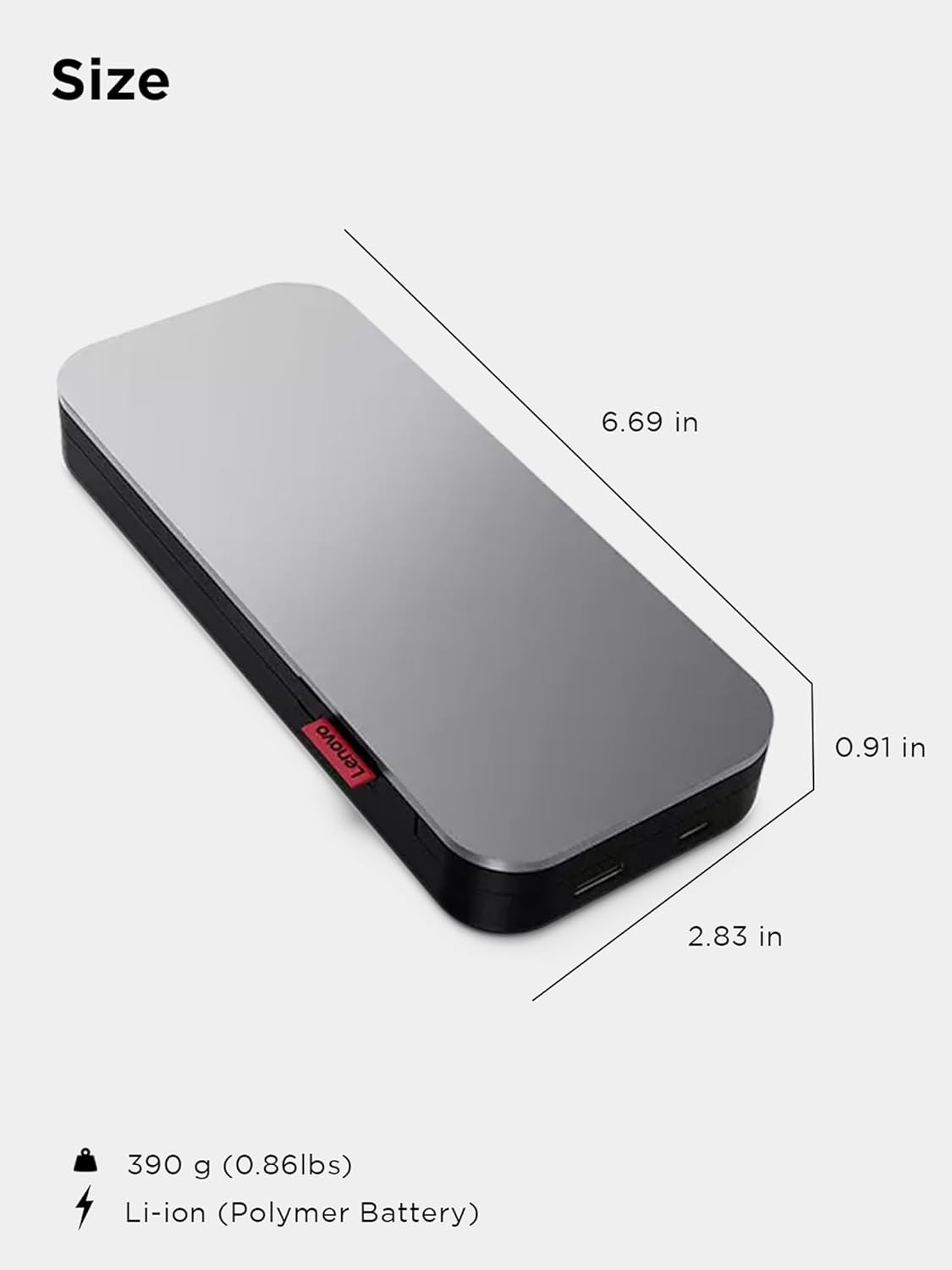 Lenovo G0A3LG2WWW 65W USB-C Laptop Power Bank 20000mAh