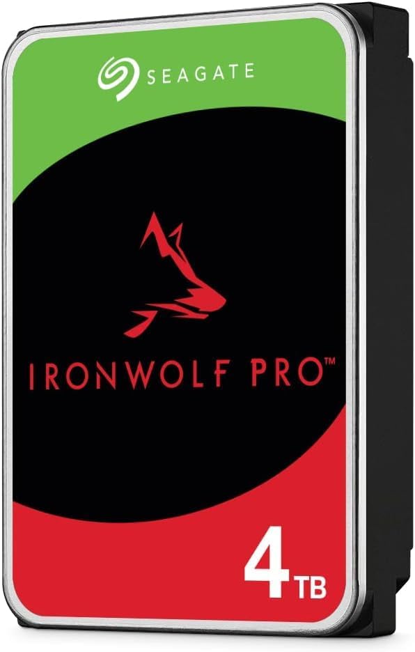 Seagate ST4000NE001 IronWolf Pro 4TB NAS Hard Drive (Renewed)