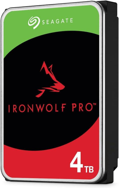 Seagate ST4000NE001 IronWolf Pro 4TB NAS Hard Drive (Renewed)