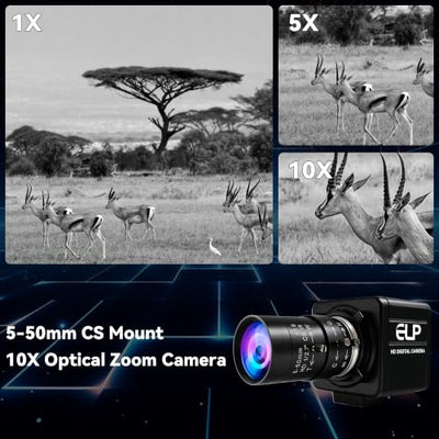 ELP Monochrome Global Shutter USB 3.0 Machine Vision Camera