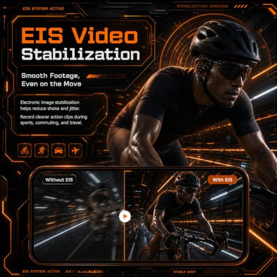 Assckr OWS-G206 Open-Ear Bone Conduction Headphones with Camera