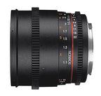 Rokinon DS85M-S 85mm T1.5 Cine Lens Sony A Mount