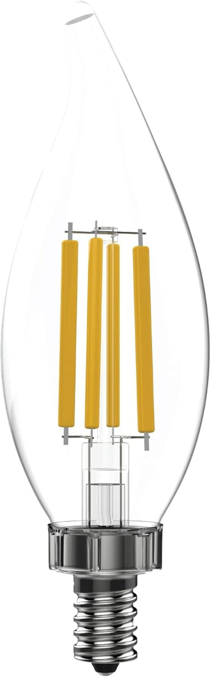 GE 93130033 Ultra Bright LED Candle Bulbs 100W Soft White