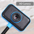 POPETPOP Plug-and-Play USB Webcam with Flexible Gooseneck