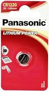 Panasonic CR1220PANASONIC Lithium Coin Battery