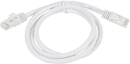 Monoprice 111335 Cat5e 3ft Patch Cable - White Ethernet