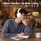 MMWOWARTS Hybrid ANC Wireless Over-Ear Headphones