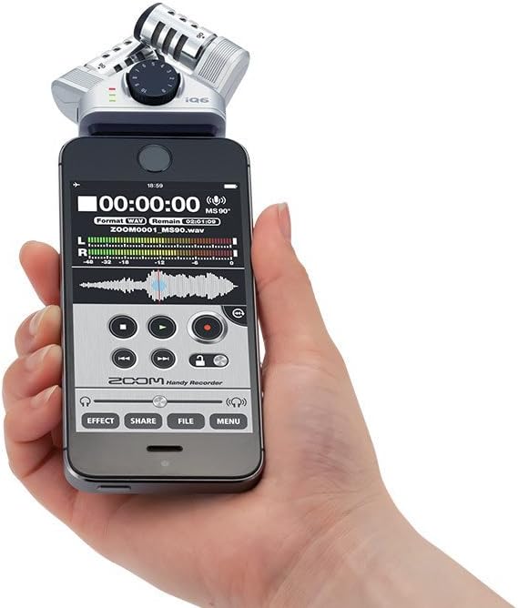 Zoom iQ6 Lightning iOS Microphone (Renewed)