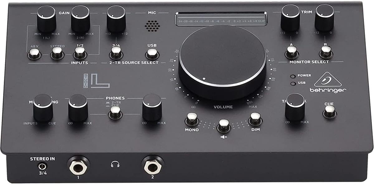 Behringer 000-E8702-00010 Studio L Communication Center Midas Preamps