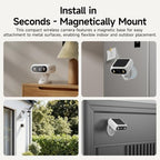 CINMOORE Solar-Powered Wireless Outdoor Security Camera