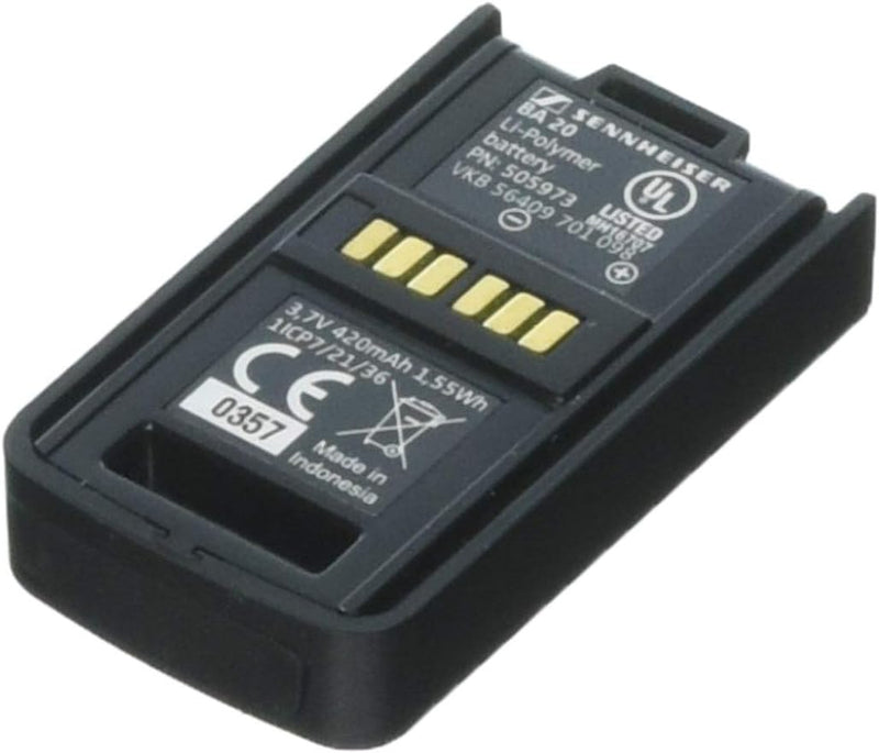 Sennheiser BA 20 AVX EKP Receiver Rechargeable Battery — main product image