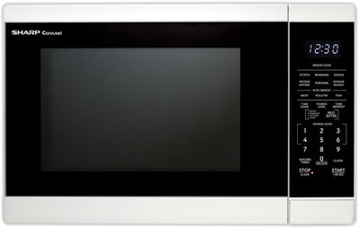 Sharp SMC1461KW 1.4 Cu. Ft. Countertop Microwave Oven