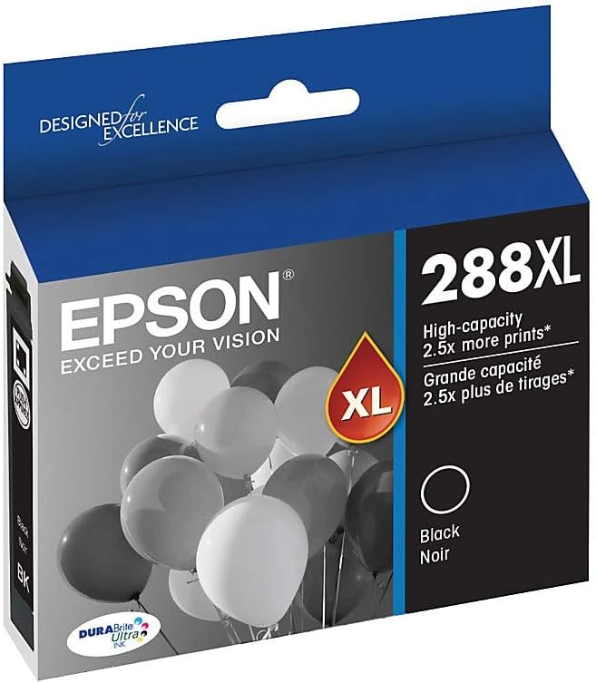 Epson T288XL120-S 288 Black High Capacity Ink Cartridge
