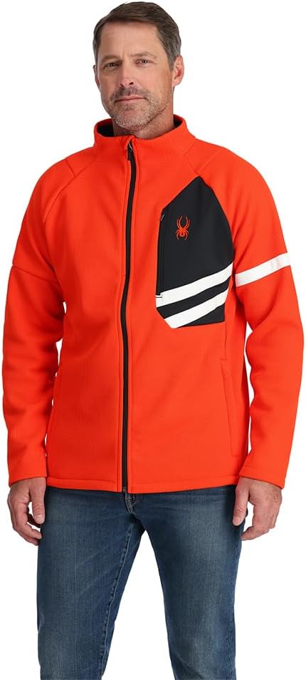 Spyder 38A485318 Men's Wengen Bandit Full Zip Fleece Jacket — main product image