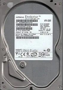 Hitachi HDP725050GLA360 500GB SATA Hard Drive — main product image
