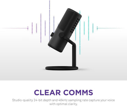 NZXT AP-WMMIC-B1 Capsule Mini USB Streaming Microphone