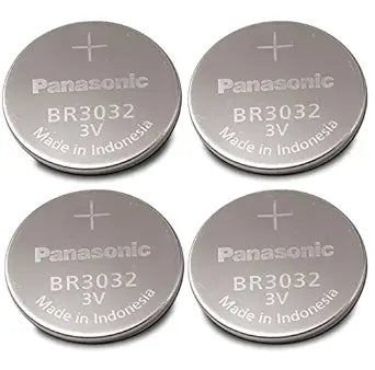 Panasonic BR3032 3V Coin Cell Battery 4-Pack
