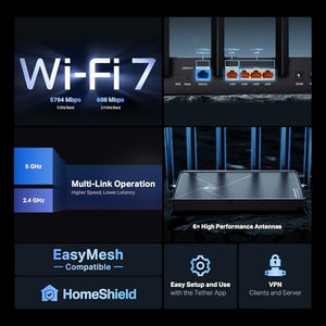 TP-Link Archer BE400 Dual-Band WiFi 7 Router