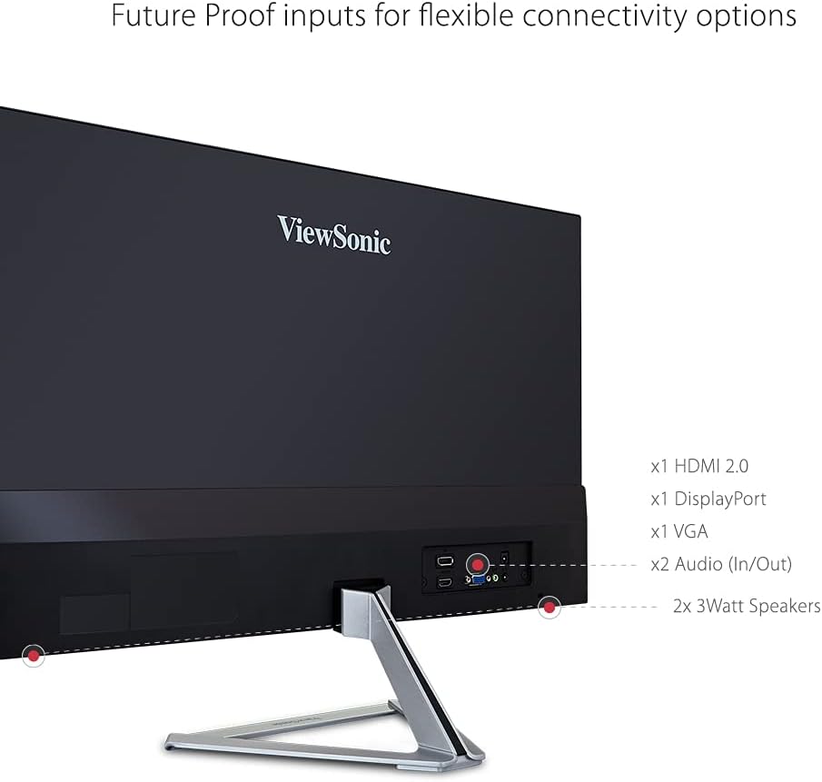 ViewSonic VX2476-SMHD 24" 1080p IPS Monitor