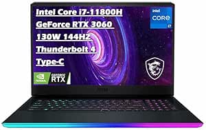 MSI GE76 Raider i7 RTX 3060 144Hz Gaming Laptop — main product image