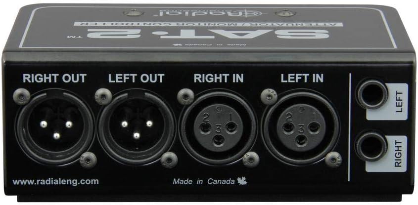 Radial Engineering R800 1035 SAT-2 Stereo Audio Attenuator Monitor Controller