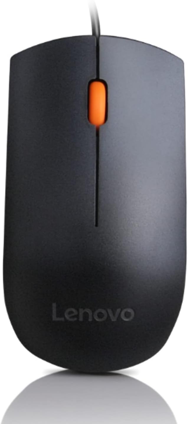 Lenovo GX30M39704 USB Mouse: Wired, Optical, Ambidextrous Design — main product image