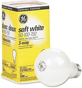 GE 97494 3-Way Incandescent Bulb 50/100/150W 12-Pack