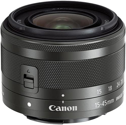 Canon 0572C002 EF-M 15-45mm STM Lens Kit (Renewed)
