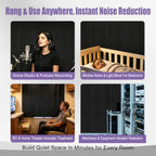 Takeberny Sound Dampening Blanket 96x80 Heavy Acoustic Blanket