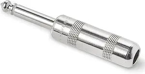Switchcraft 280 1/4" Mono Guitar Plug Nickel