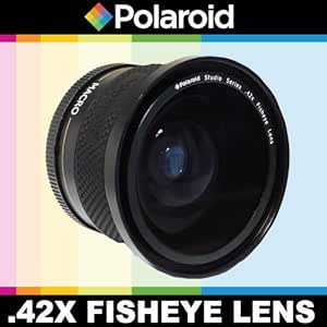 Polaroid .42x Fisheye Lens with Macro for Panasonic Lumix
