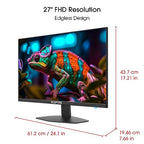 Sceptre E275W-FW100T 27-Inch Frameless Gaming Monitor