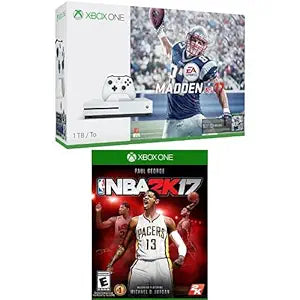 Microsoft Xbox One S 1TB Madden NFL 17 NBA 2K17 Bundle