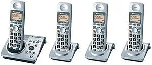 Panasonic KX-TG1034S DECT 6.0 4-Handset Cordless Phone