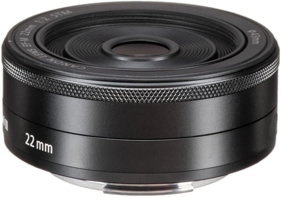 Canon 5985B002-cr EF-M 22mm f/2 STM Lens - Renewed