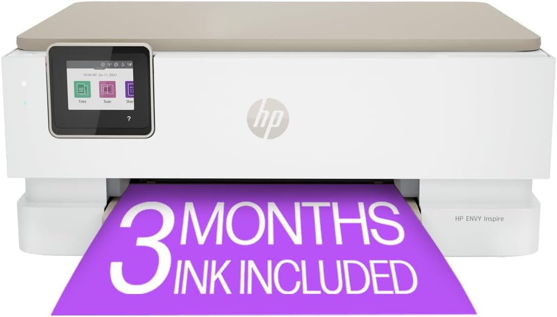 HP 7255e Envy Inspire Wireless Color Printer