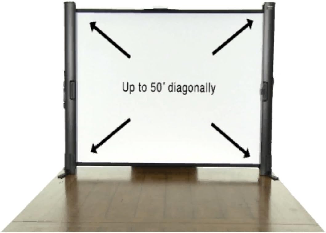 Epson ES1000: Ultra Portable Tabletop Projection Screen, 50"