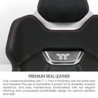 Thermaltake GGC-ARG-BWLFDL-01 Argent E700 Glacier White Leather Gaming Chair