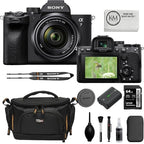 Sony Alpha a7 IV Mirrorless Camera 28-70mm Lens 64GB Bundle