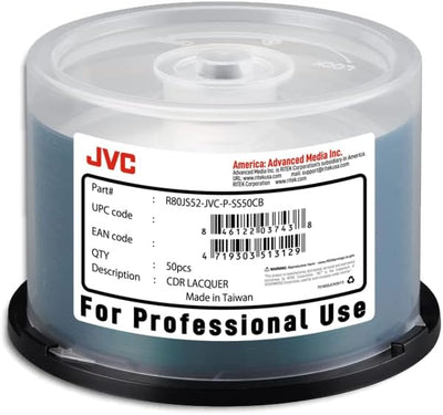 JVC R80JS52 52X 80-Min Shiny Silver CD-Rs 100-Pack