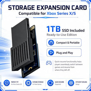 flyyfensh M.2 SSD Expansion Card Enclosure for Xbox Series X/S