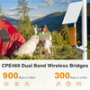 AdaLov CPE469 Outdoor Point-to-Point WiFi Bridge (2-Pack)