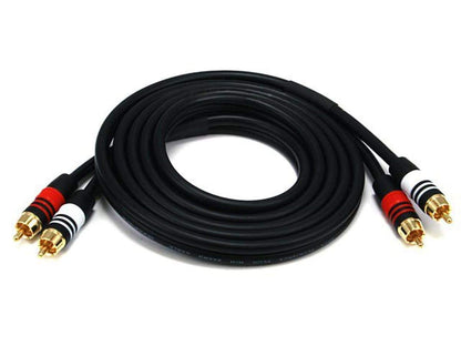 Monoprice 102864 Premium 2RCA Male to Male Audio Cable 6ft
