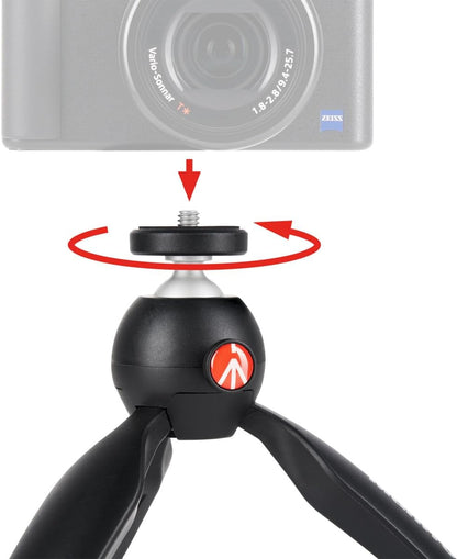 Manfrotto PIXI Mini Aluminum Table Top Tripod - Black
