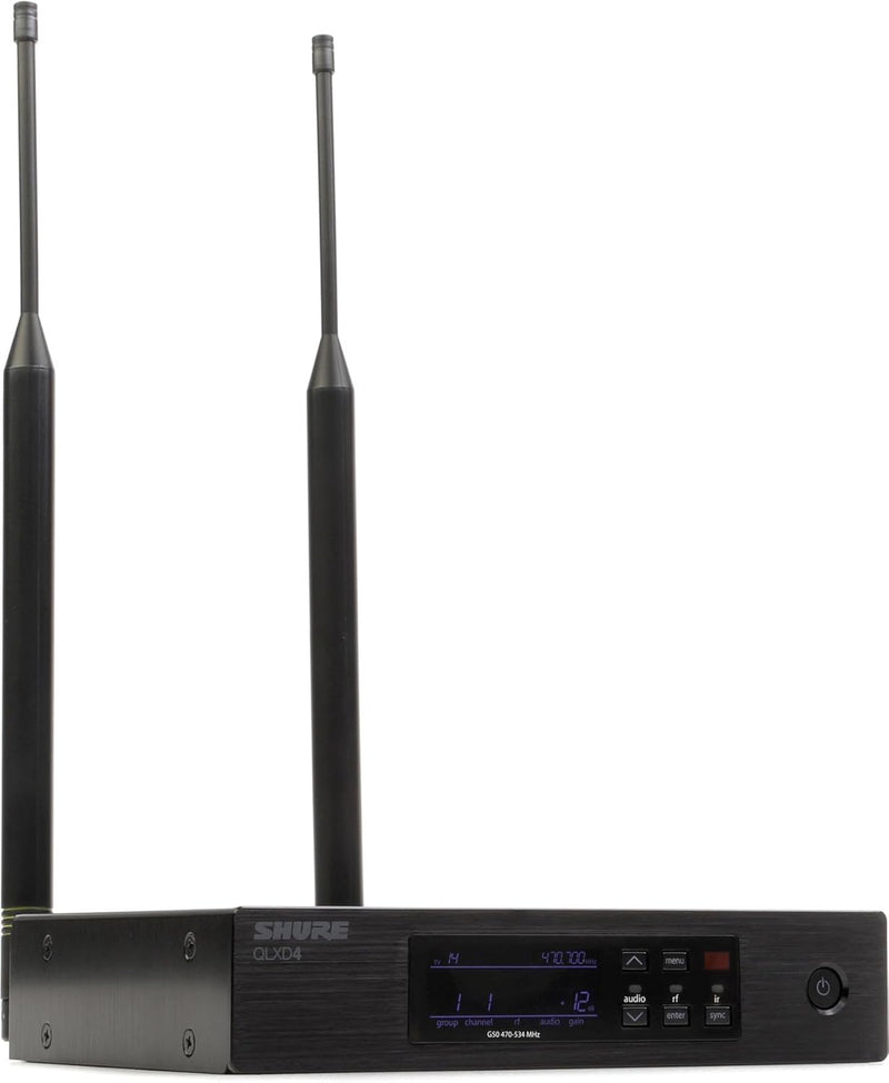 Shure QLXD4=-G50 Digital Wireless Receiver G50 Band — main product image