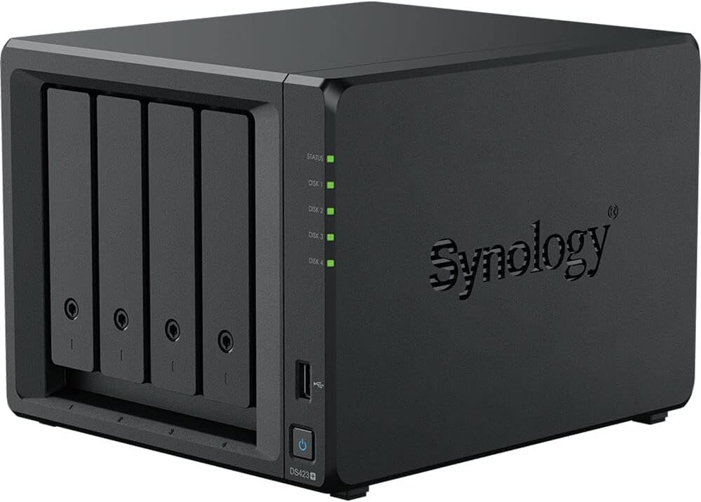 Synology DS423+ 80TB NAS Server with SSD Cache