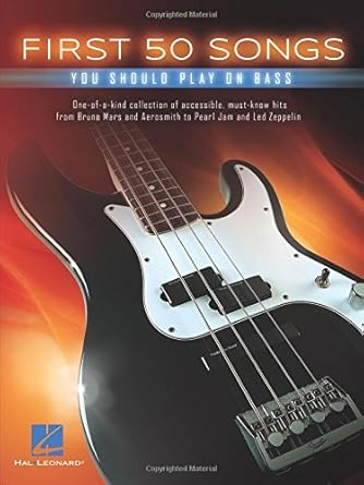 Hal Leonard First 50 Songs Bass Guitar Tab — main product image