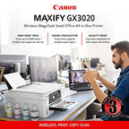 Canon 5777C002 Megatank GX3020 Wireless All-in-One Printer